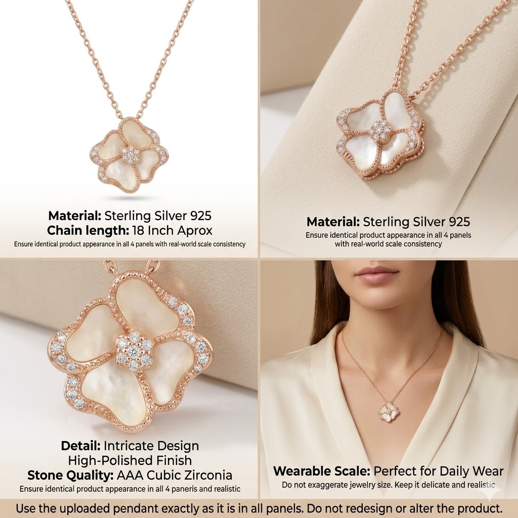 A giftable 925 sterling silver chain pendant necklace â€“ the Silvme CZ Solitaire Pendant Necklace