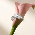 Silvme Cosmos Star Constellation 925 sterling silver ring for women — studio detail shot