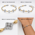 Gift-ready Silvme Box Chain Bracelet, a 925 sterling silver for her for women, refined silver accessory