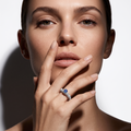 Silvme Open 925 sterling silver ring for women — worn on the finger