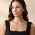 Silvme 925 sterling silver rhodium-plated chain for women and men, approx. 2.11 g
