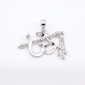 Silvme Pendant Necklace Graduation Gift in 925 sterling silver, jewellery for women, refined silver accessory