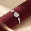 Smooth polished silver surface of the Silvme Geometric Link Bracelet, premium 925 sterling silver