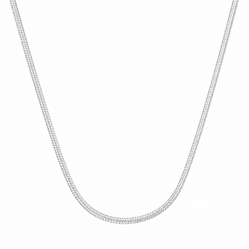 Sterling silver box link chain by Silvme, made for women and men, close to 8.7 g in weight