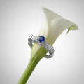 Silvme Open 925 sterling silver ring for women — side profile