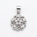 925 sterling silver Artistic Pendant Necklace Creative Gift by Silvme, an elegant accessory for her