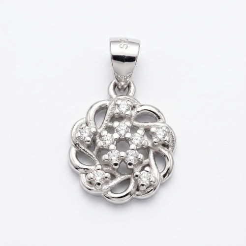 925 sterling silver Artistic Pendant Necklace Creative Gift by Silvme, an elegant accessory for her