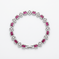 Silvme Cross Charm Bracelet in 925 sterling silver – Faith Silver Bracelet, timeless everyday elegance