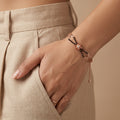 Silvme Rose Gold Plated Bracelet in 925 sterling silver, a lovely choice as a birthday gift
