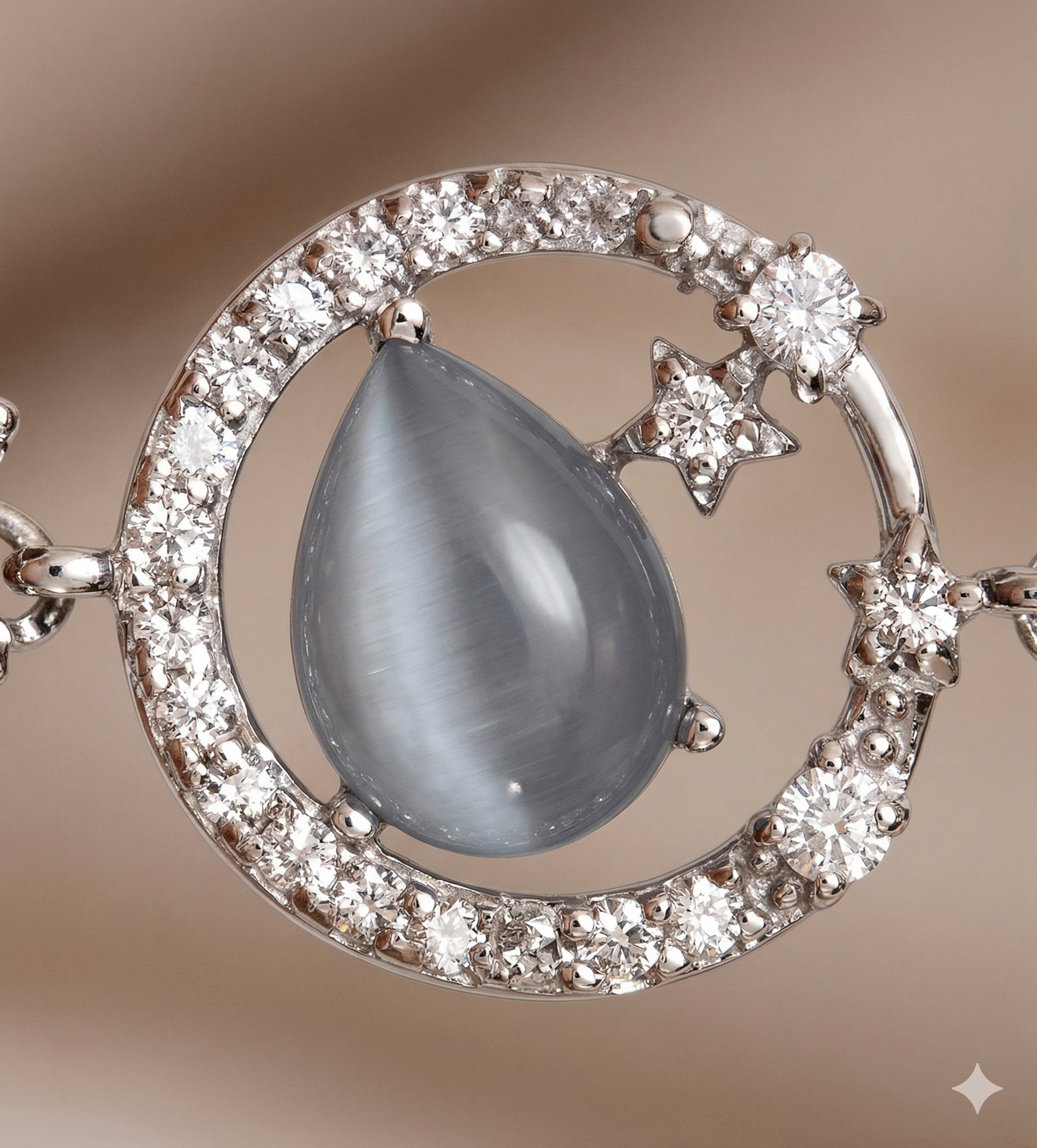 Silvme Floral Cubic Zirconia Bracelet in 925 sterling silver, jewellery for women, ideal as an anniversary gift