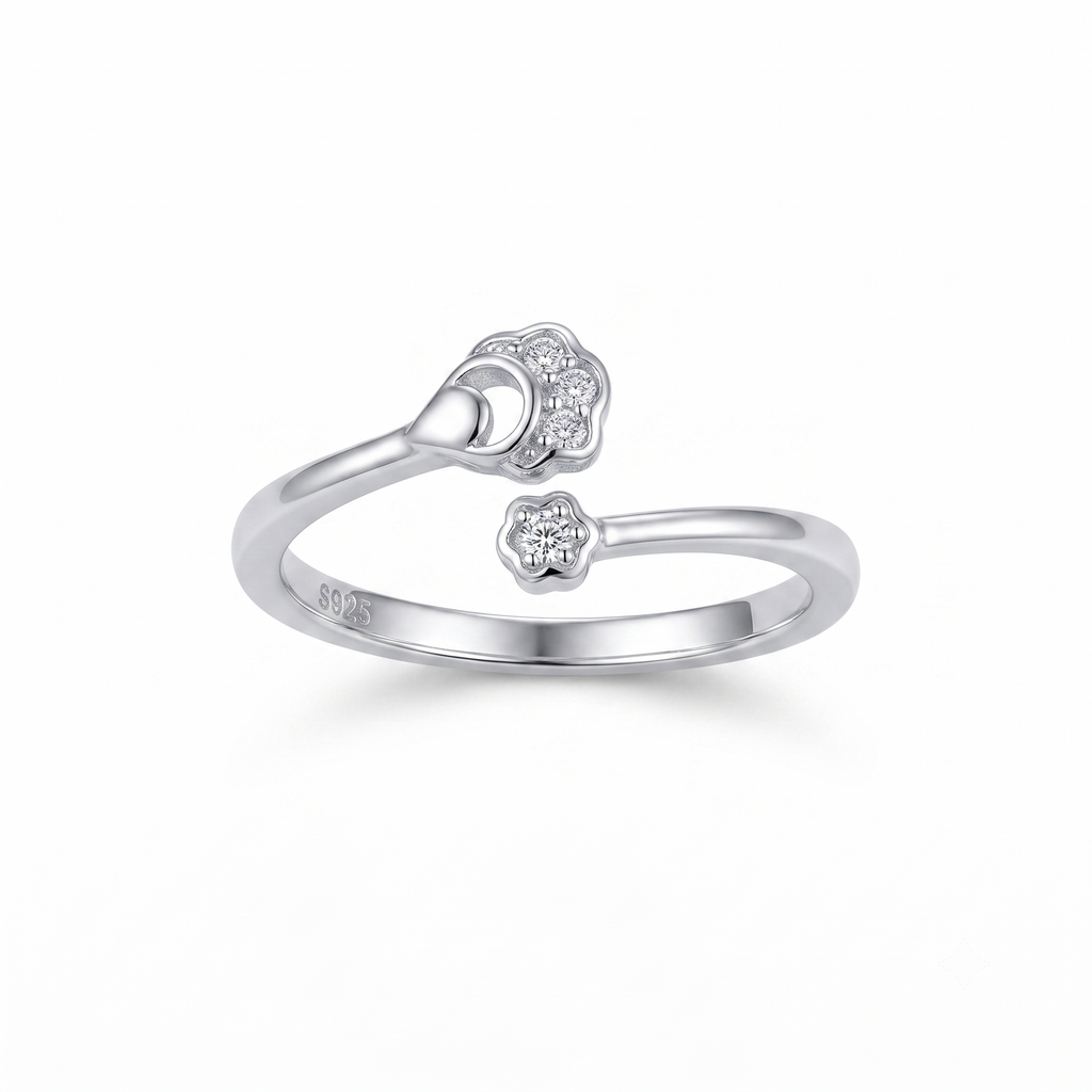 925 sterling silver Classic Ring Birthday Gift by Silvme, an elegant accessory for her for women