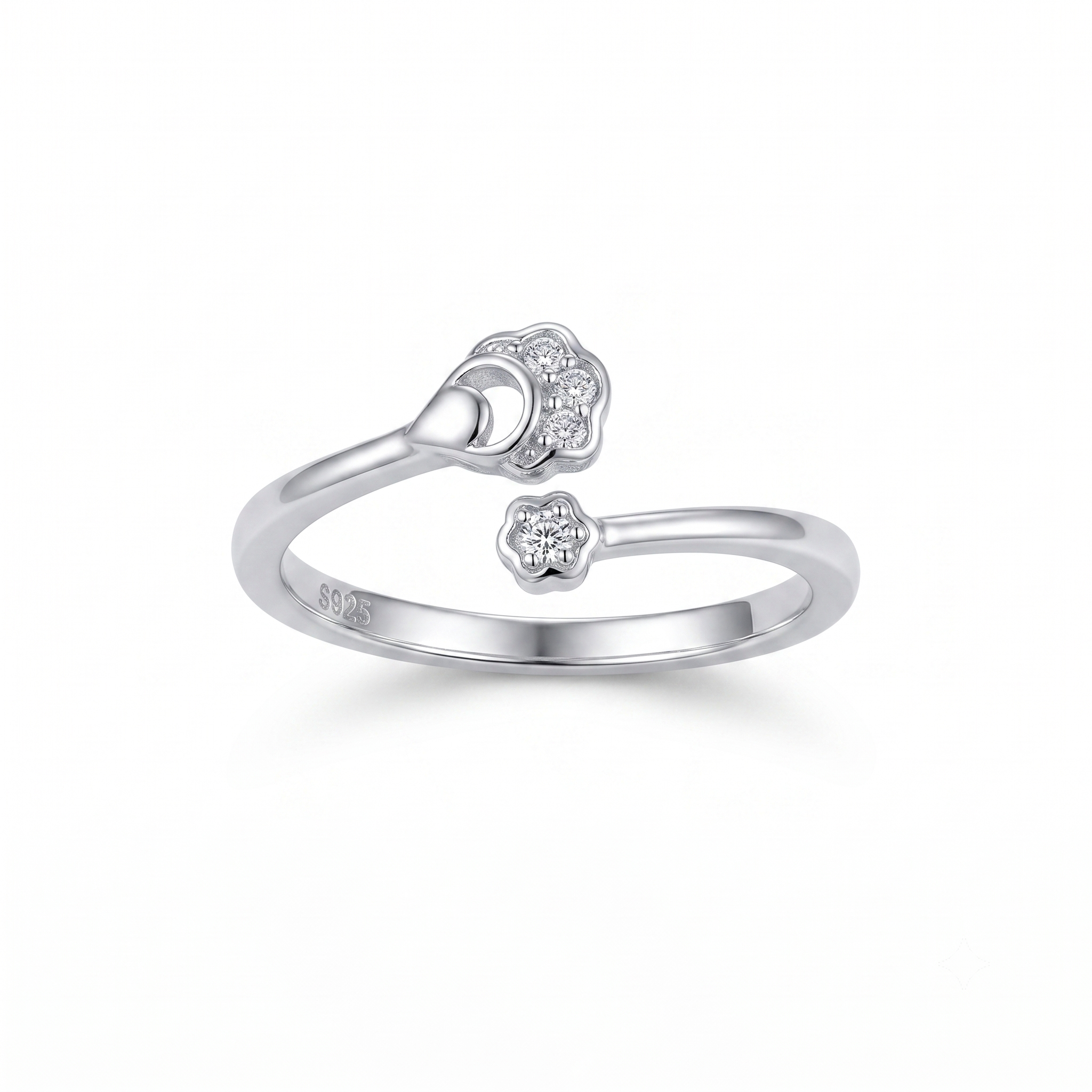 925 sterling silver Classic Ring Birthday Gift by Silvme, an elegant accessory for her for women