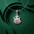 Silvme Contemporary Pendant Necklace Modern showcasing its contemporary pendant design in 925 silver