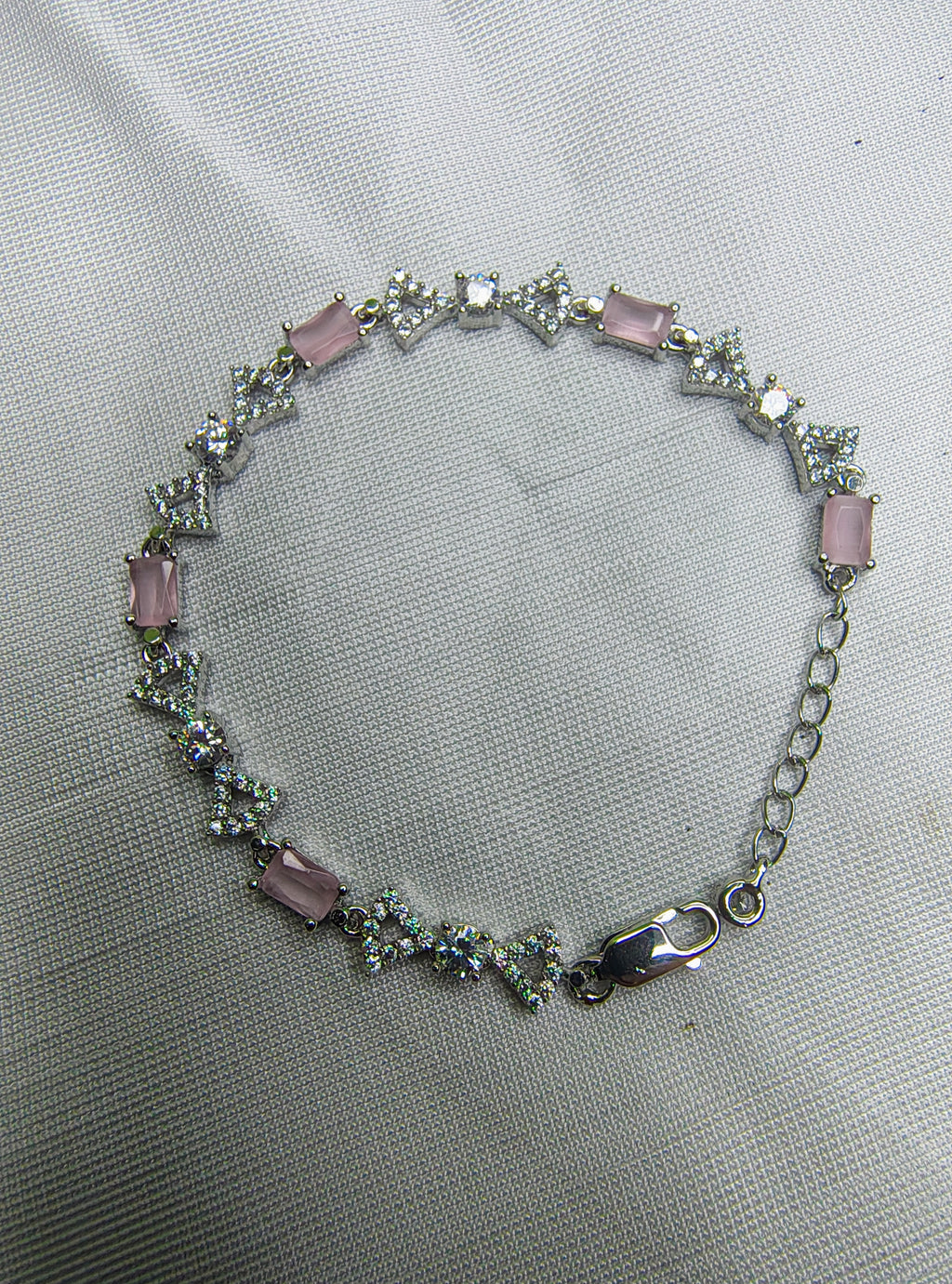 Four leaf clover 925 silver bracelet lifestyle