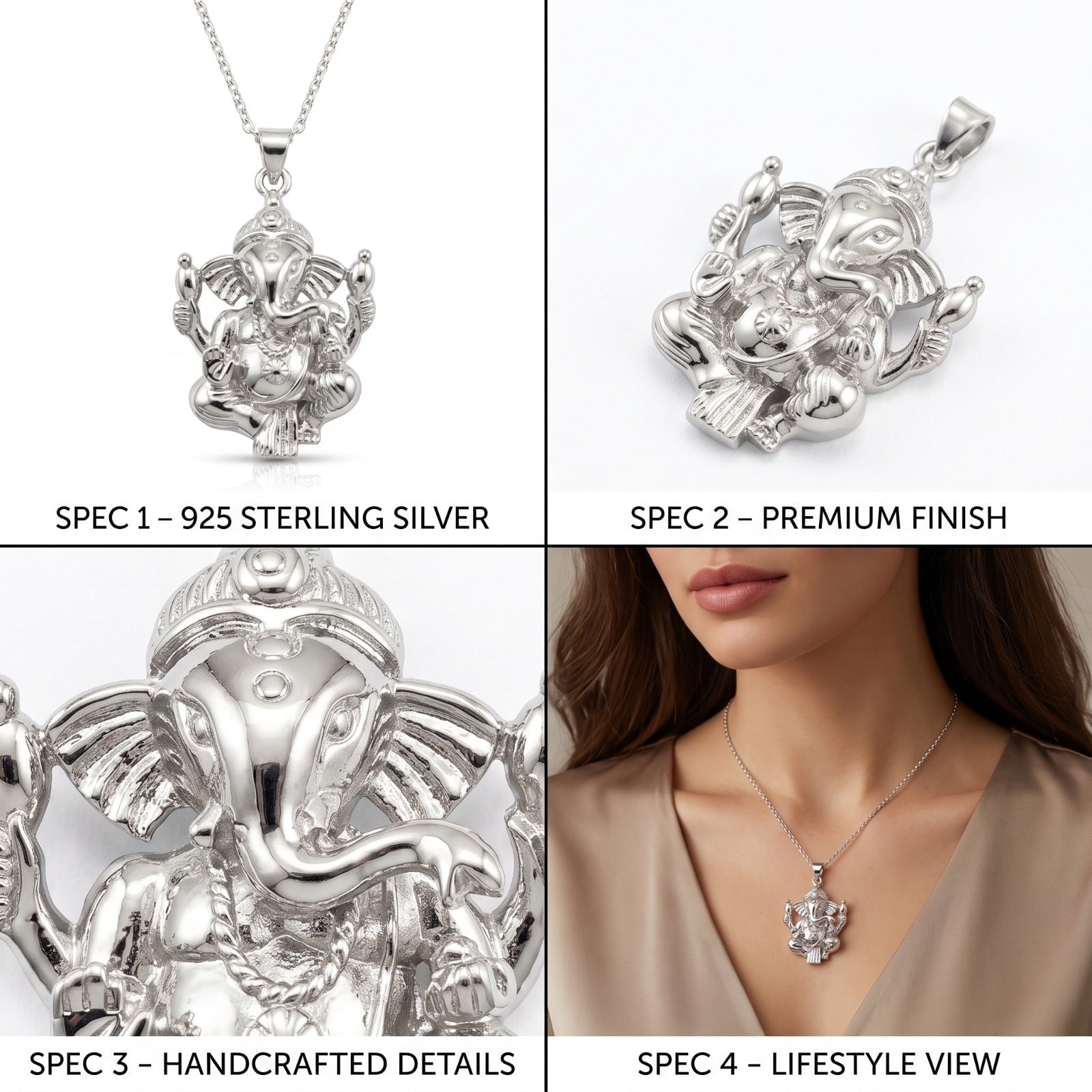 Silvme Minimal Pendant Necklace Women Everyday Style with its softly polished 925 sterling silver surface