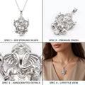 Gift-ready Silvme Pendant Necklace Friendship Gift, a 925 sterling silver for her for women