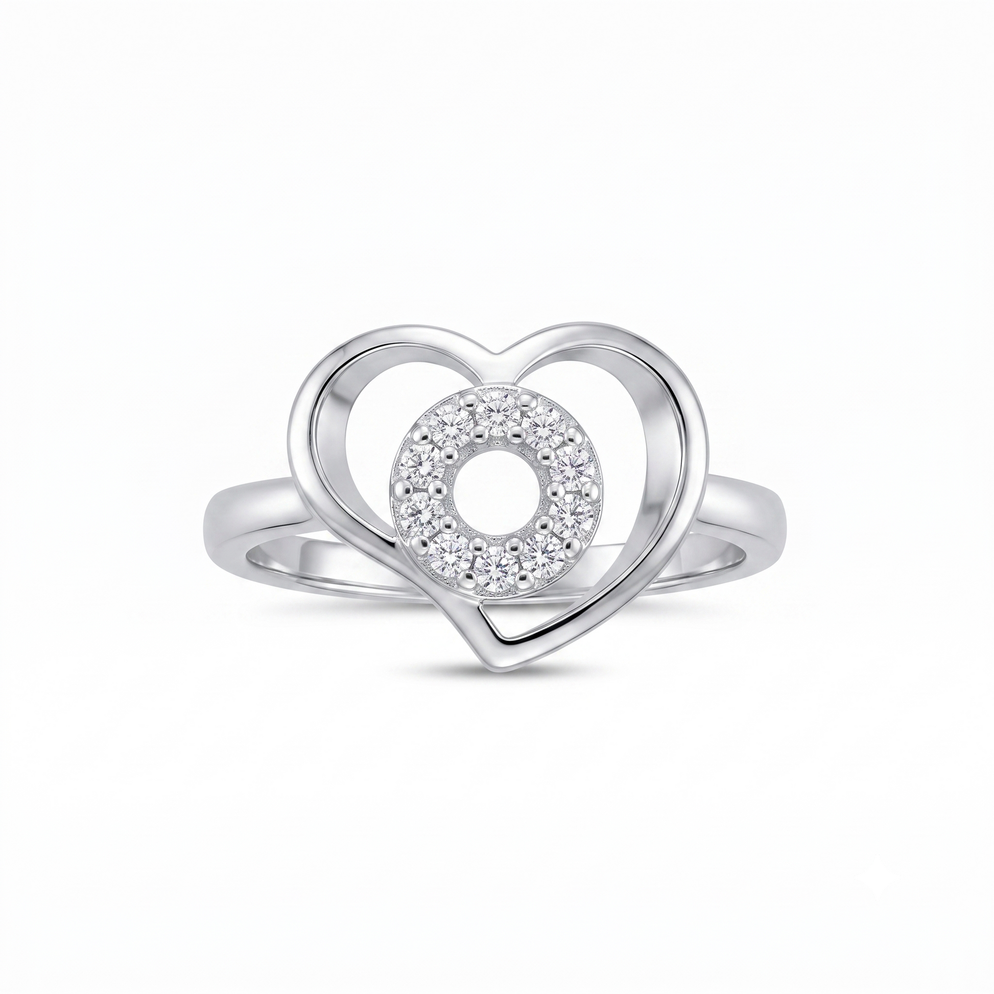 Silvme Daisy Bloom Floral 925 sterling silver ring for women — worn on the finger