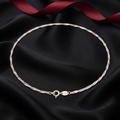 925 sterling silver rhodium-plated chain by Silvme, weighing about 4.11 g, clasp included