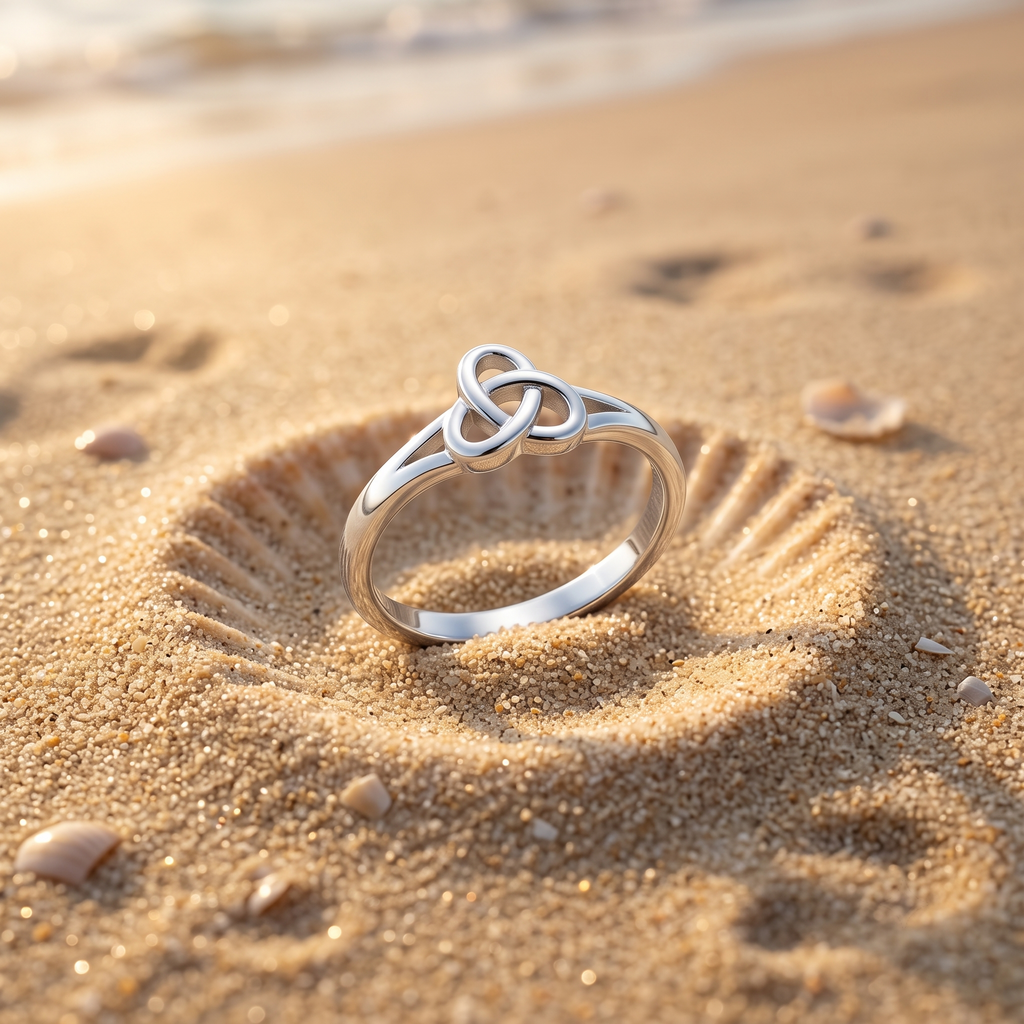Silvme Geometric Tile Pattern Ring with its softly polished 925 silver surface, premium silver jewellery