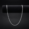 Silvme chain in solid 925 sterling silver, approx. 7.17 g, sterling clasp and findings