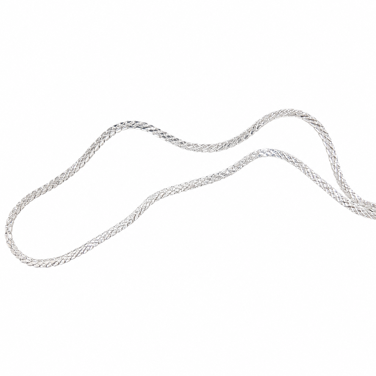 Silvme chain in solid 925 sterling silver, approx. 6.33 g, sterling clasp and findings