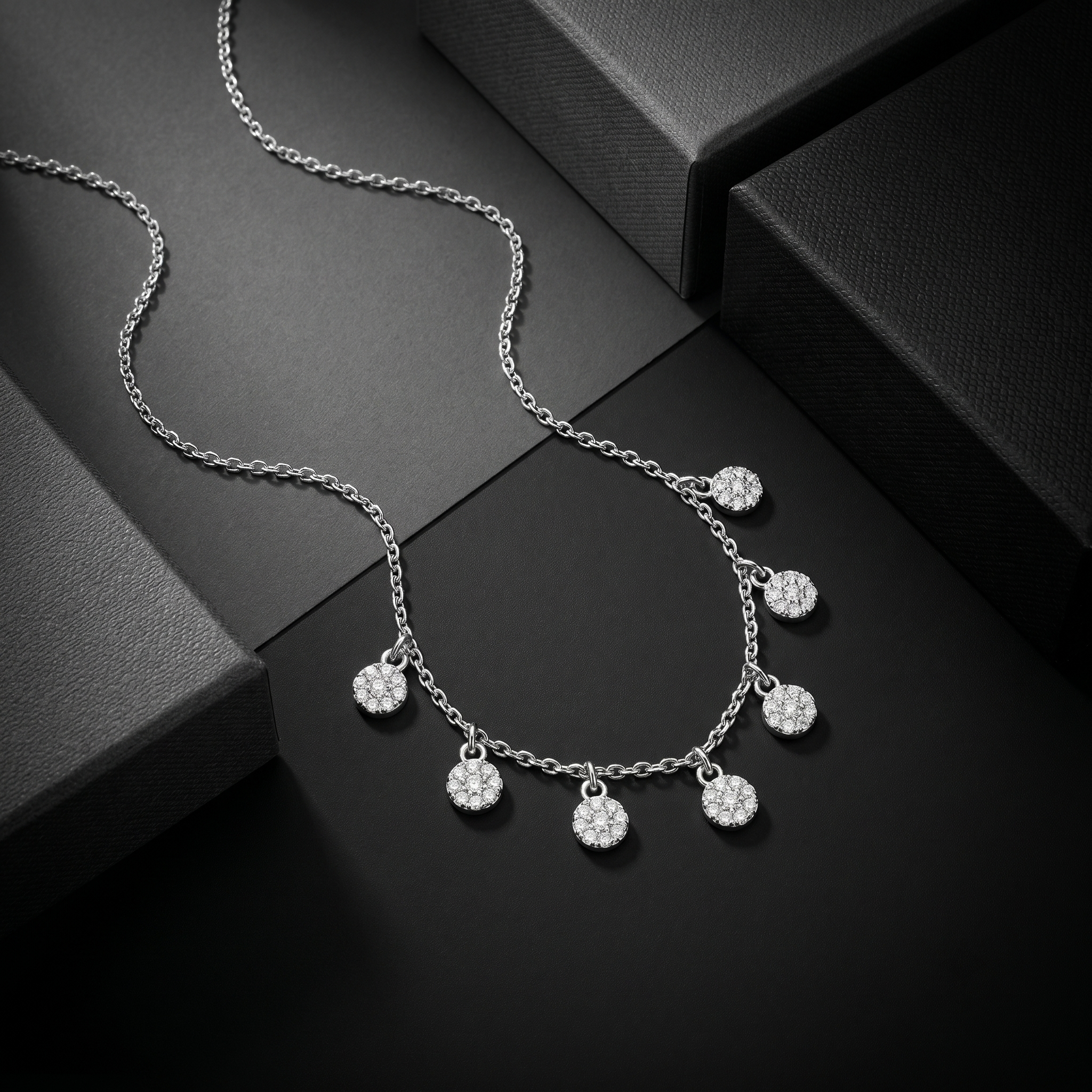 Silvme Silvme 925 Sterling Silver Teardrop CZ Pendant Necklace for Women | AAA Pear-Drop Stone Pendant with 18 Inch Chain - Image 3