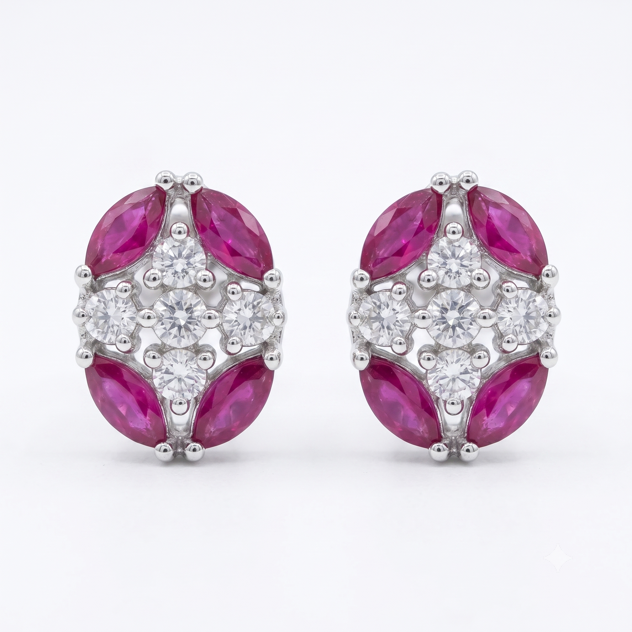 Silvme Pure 925 Sterling Silver Royal Crown Drop Earrings for Women & Girls – Studio Shot | Silvme Pure 925 Silver Earrings