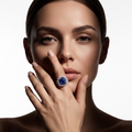 Silvme Adjustable 925 sterling silver ring for women — close-up detail