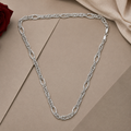 Silvme 925 sterling silver chain for men, approx. 17.93 g, sterling silver throughout