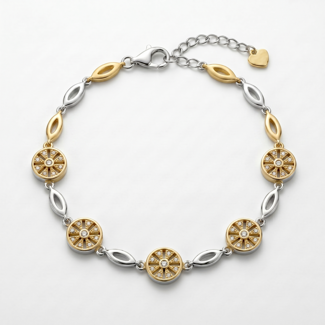 925 sterling silver Horseshoe Bracelet by Silvme, an elegant accessory for her, minimal modern styling