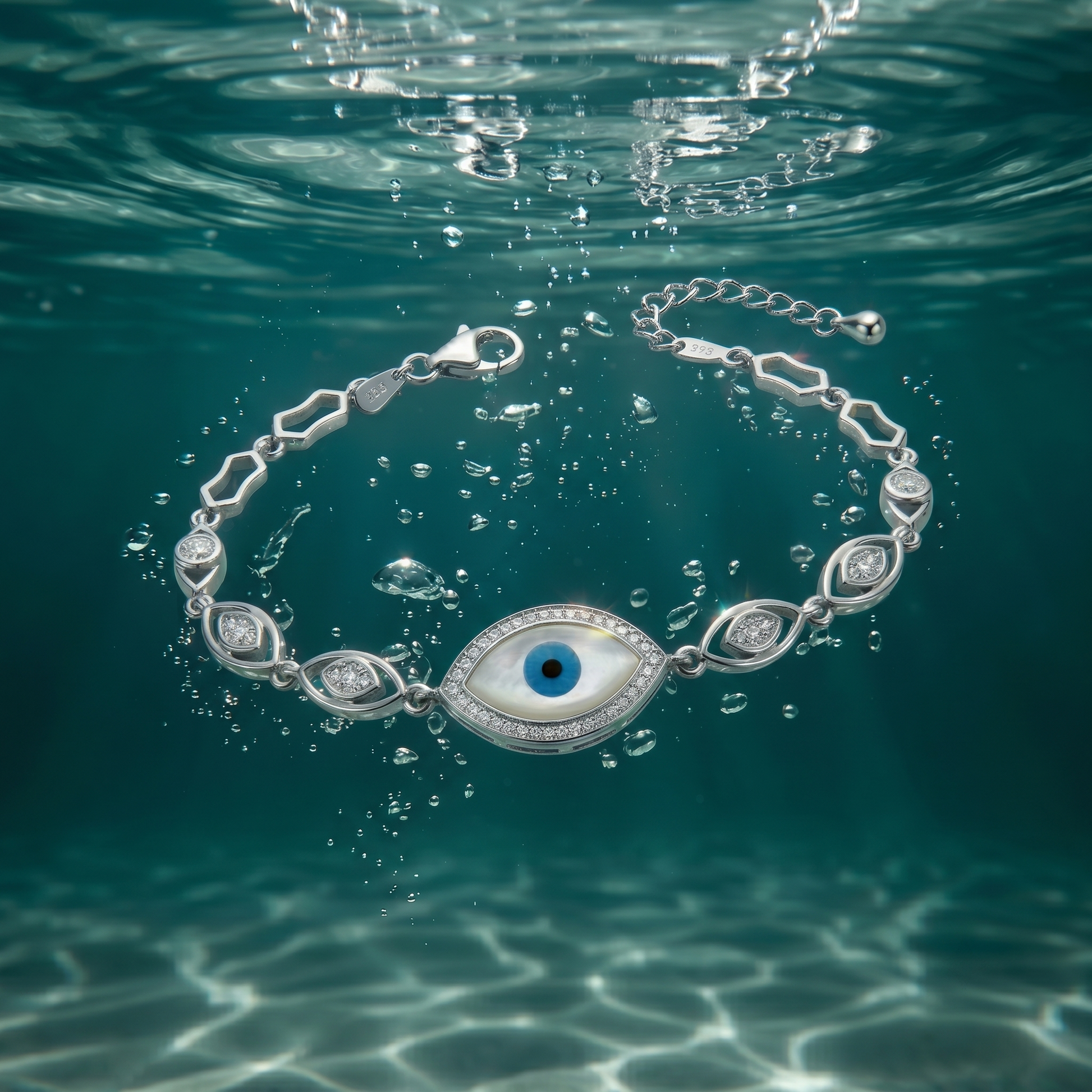Silvme Fantasy CZ Bracelet in 925 sterling silver, a fine pick as a birthday gift, timeless everyday elegance