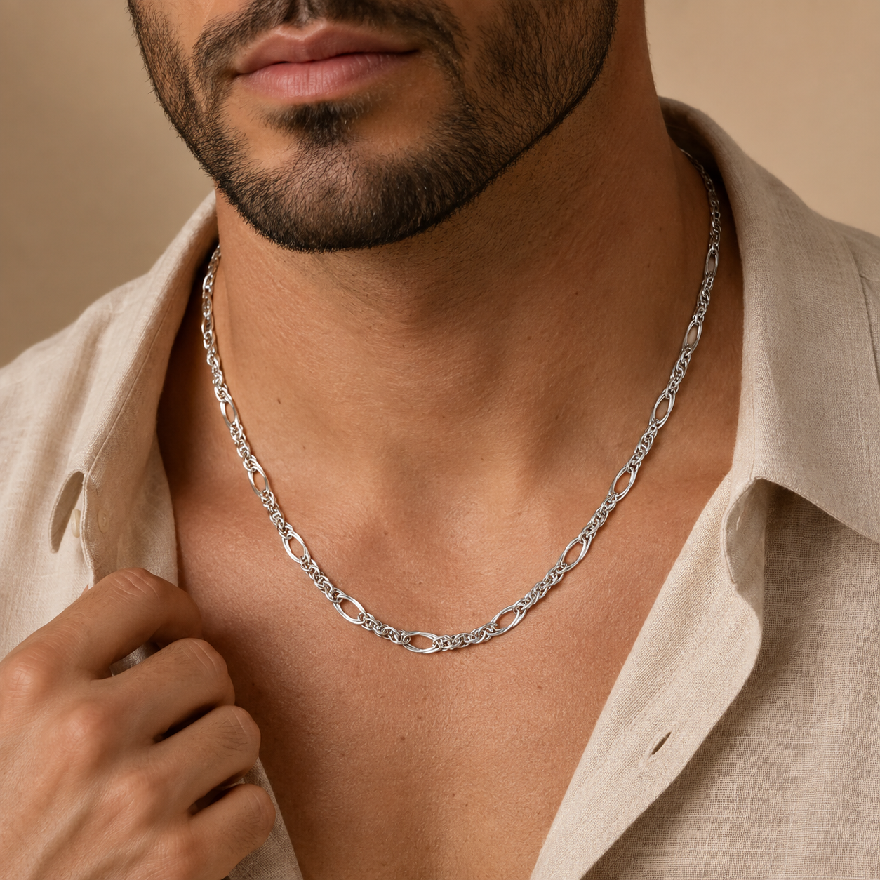 925 sterling silver chain by Silvme, weighing about 17.93 g, clasp included, sterling silver throughout