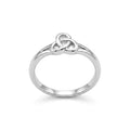 Silvme Geometric Tile Pattern 925 sterling silver ring for women — worn on the finger