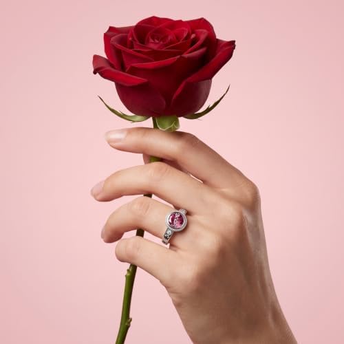 Silvme Rose Petal Statement 925 sterling silver ring for women — close-up detail