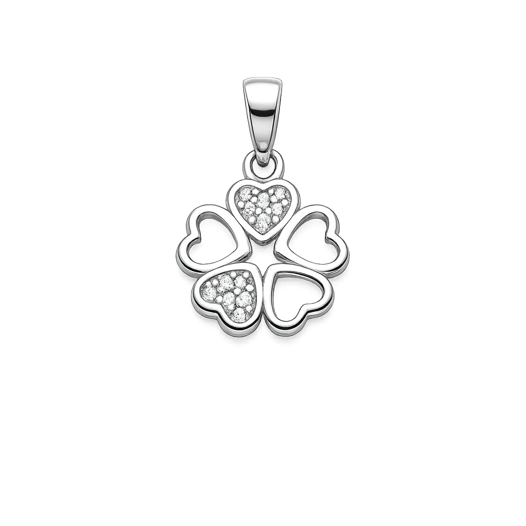 Silvme Pendant Necklace Love Gift in 925 sterling silver, jewellery for women, refined silver accessory