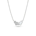 Silvme Teardrop Pendant Necklace in 925 sterling silver, jewellery for women, a gift-worthy silver piece