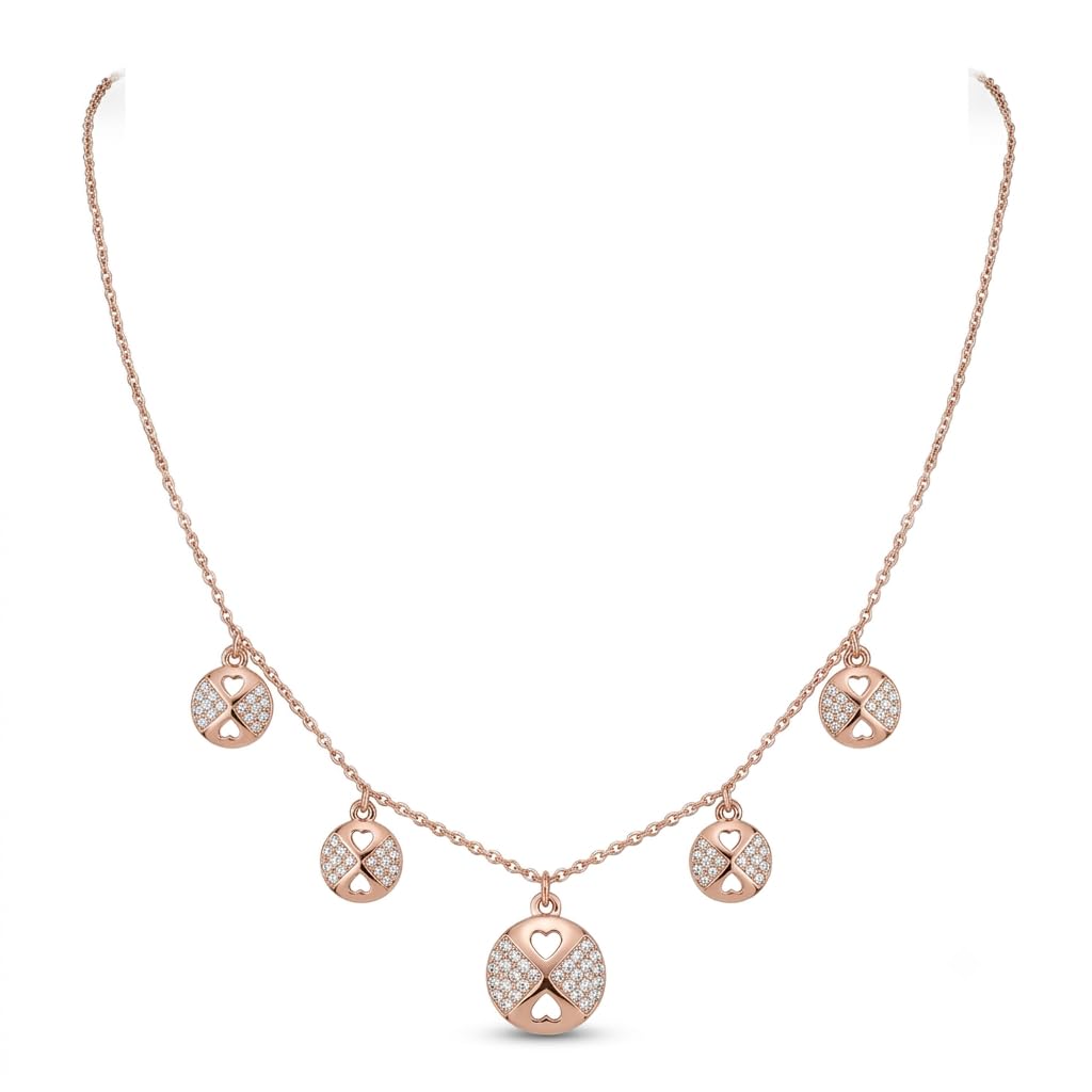 925 sterling silver Heart Circle Pendant Necklace by Silvme, an elegant accessory for her, minimal modern styling