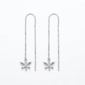Dragonfly Charm Threader Earrings, front product view