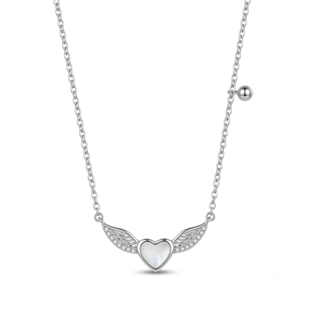Silvme Evil Eye Pendant Necklace accented with sparkling cubic zirconia, crafted in 925 sterling silver for women