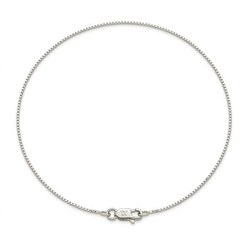 Silvme 925 Sterling Silver Box Chain, 24 Inch, Approx. 2.6 g, for Women and Men