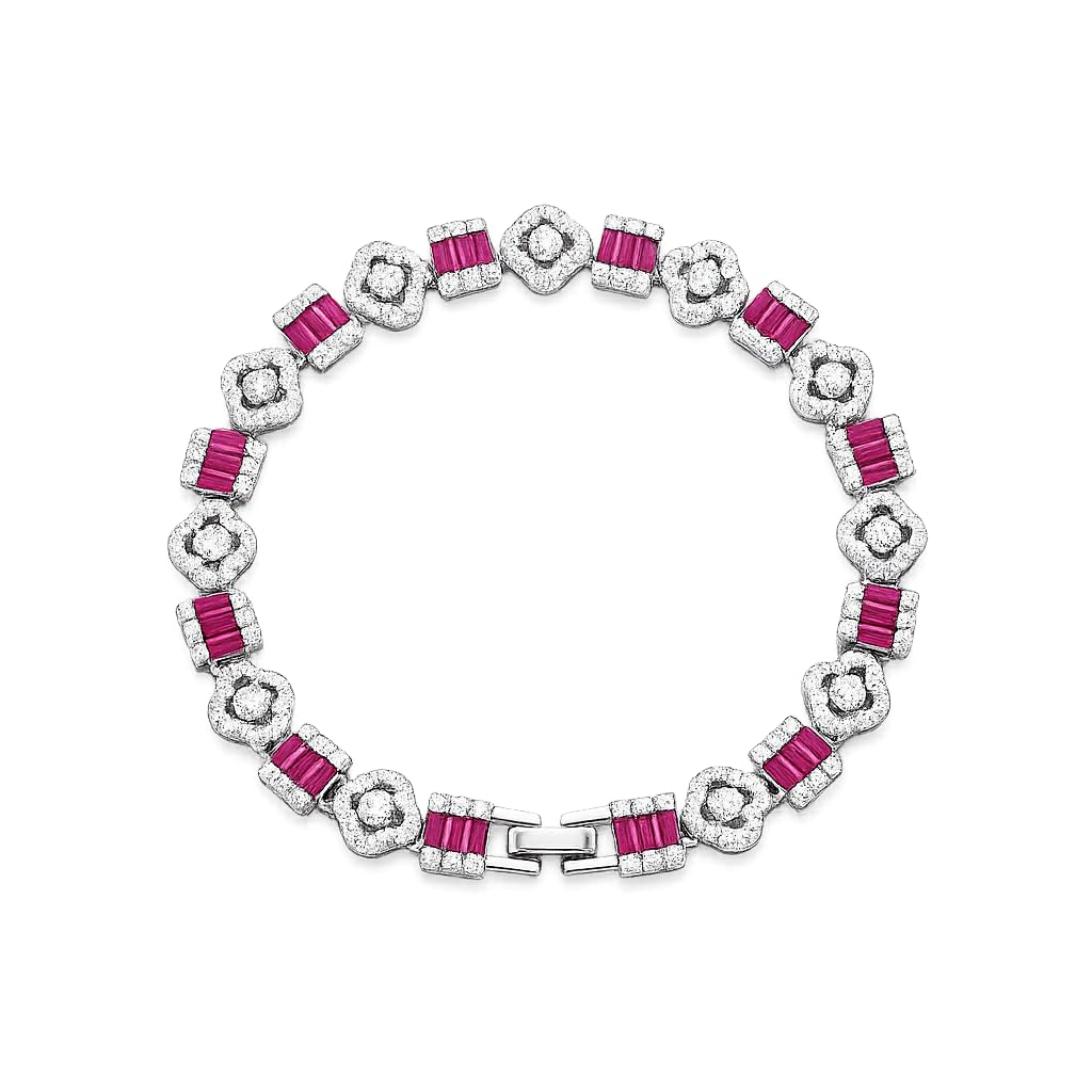 Silvme Cross Charm Bracelet in 925 sterling silver – Faith Silver Bracelet, timeless everyday elegance