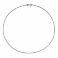 Silvme 925 sterling silver rhodium-plated chain for women and men, approx. 5.05 g