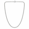 Sterling silver rhodium-plated chain by Silvme, made for women and men, close to 3.66 g in weight