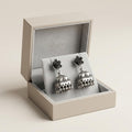 Traditional Oxidised Jhumka Earrings, additional product view 4