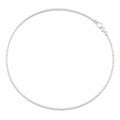 Silvme 925 silver box link neck chain, approx. 6.09 g, solid silver, not plated, sterling silver throughout