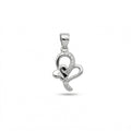 Silvme OM Pendant in 925 sterling silver, jewellery for women, a graceful gift for her, refined silver accessory