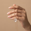 Silvme CZ Solitaire Pendant Necklace highlighting its cubic zirconia accents in 925 sterling silver