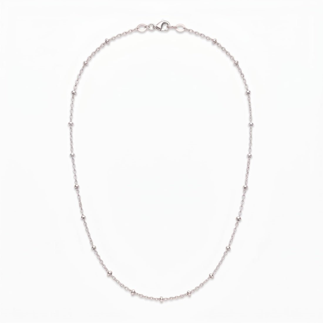 Sterling silver chain by Silvme, 18 inch, made for women and men, close to 4.59 g in weight