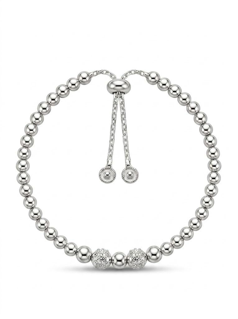 Silvme Heart Bracelet in 925 sterling silver, jewellery for women, premium silver jewellery