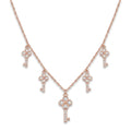 Silvme Butterfly CZ Pendant Necklace accented with sparkling cubic zirconia, crafted in 925 sterling silver for women